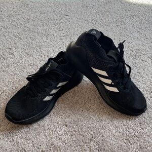 Adidas Black and White Purebounce+ Sneakers
